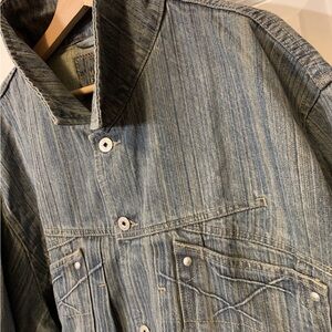 Vintage Girbaud mens Sz XXL jacket Stylish Blue Denim Jacket rare